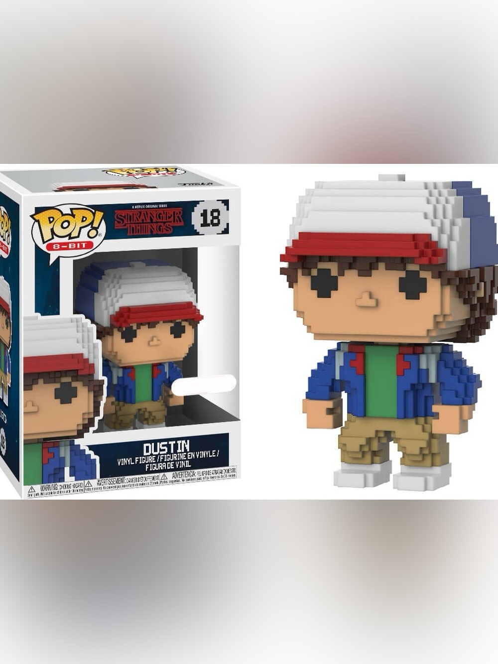 BNIB Funko 8-Bit POP! Stranger Things Dustin #18